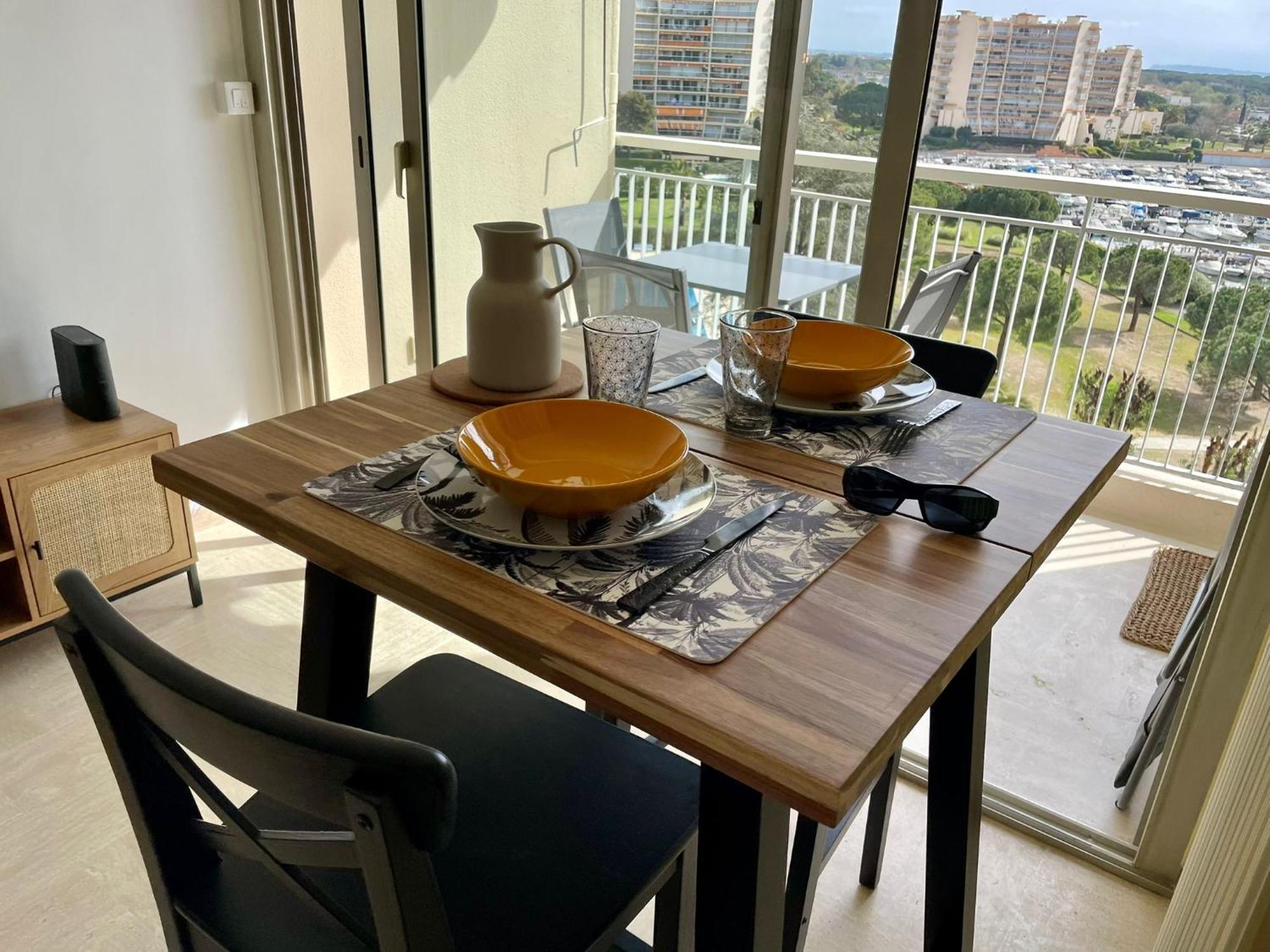 Studio Avec Vue Sur Marina Et Mer - 2 Adultes Et 1 Enfant Maximum Mandelieu Zewnętrze zdjęcie