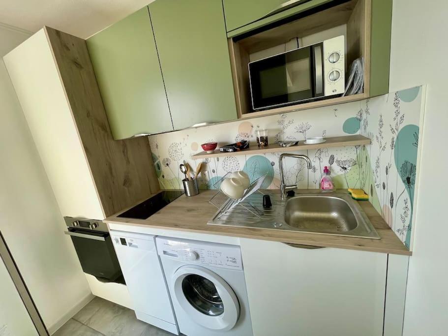 Studio Avec Vue Sur Marina Et Mer - 2 Adultes Et 1 Enfant Maximum Mandelieu Zewnętrze zdjęcie